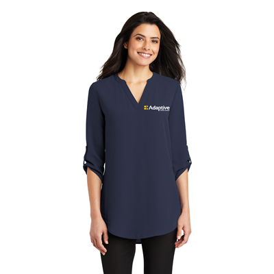 Port Authority Ladies 3/4-Sleeve Tunic Blouse