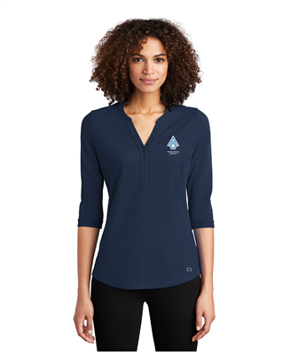 OGIO Ladies Jewel Henley
