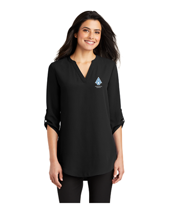 Port Authority Ladies 3/4-Sleeve Tunic Blouse